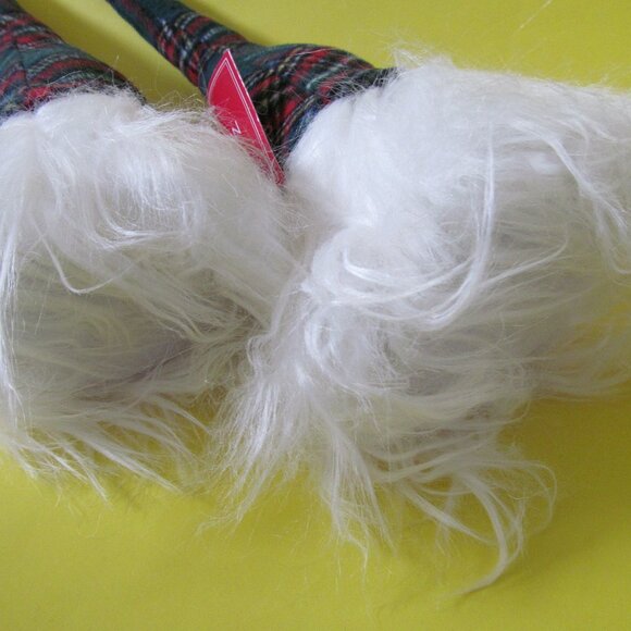 Plaid tartan hat gnome set of 2 - Picture 7 of 7